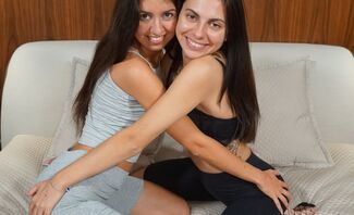 Dayana Kamil And Katty West Show Us What Deep Lesbian French Kissing Is