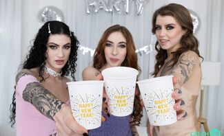 Anal Party Part 1 Featuring Eden Ivy, Giada Suicide And Lydia Black