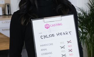 Teen With Raven Hair Featuring Chloe Heart