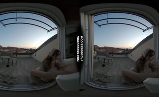 Private Sunset Vacation Dancing And Pussy Licking Miss Pussycat With Cherri