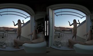 Private Sunset Vacation Dancing And Pussy Licking Miss Pussycat With Cherri