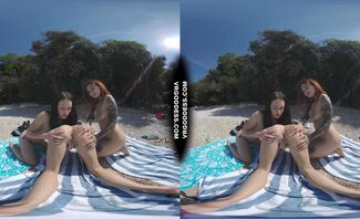 3 Babes On Nude European Beach Mini Lesbian Outdoor Vacation Orgy Matty Cheri Rebeka Ruby