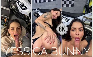 Amazing sex with Yessica in the garage