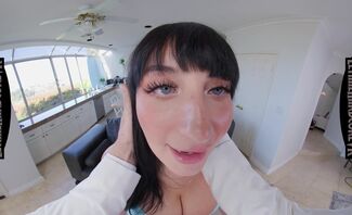 Aleksa has 36EEE natural amazing tits v2