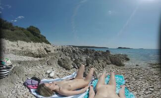 Matty Mila Perez And Josie Having A Picnic On Nude Beach On Vacation Real Life Adventures