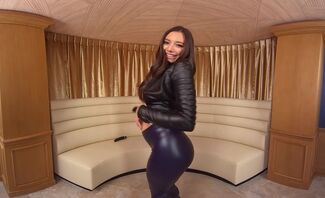Black Latex Is Her Color featuring Shelena