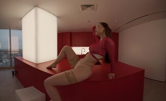 Barefoot Stunner Eva Lee Undressing in a Kitchen