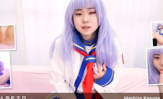 Mashiro Kasuga Loves Masturbating in Anime Cosplay