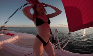 Yacht VR Fantasy With Stunning President Mermaid