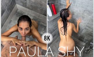 Gorgeous Paula Is in the Shower With You featuring Paula Shy